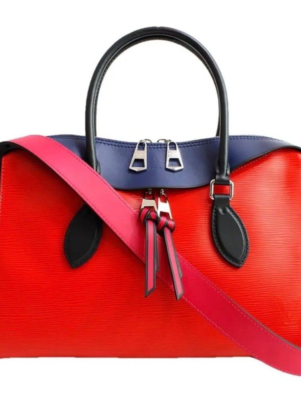 Louis Vuitton LOUIS VUITTON Handbag Shoulder Bag Epi Tuileries Tote Leather Red